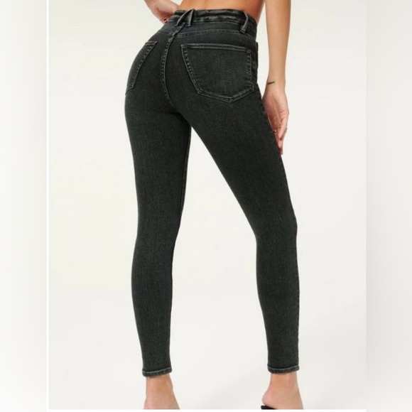 Good American Good Slit Jeans. GLSW419T Size 18 - Picture 4 of 7